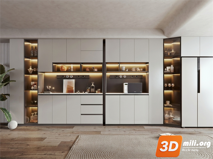 Wine cabinet Skp Files